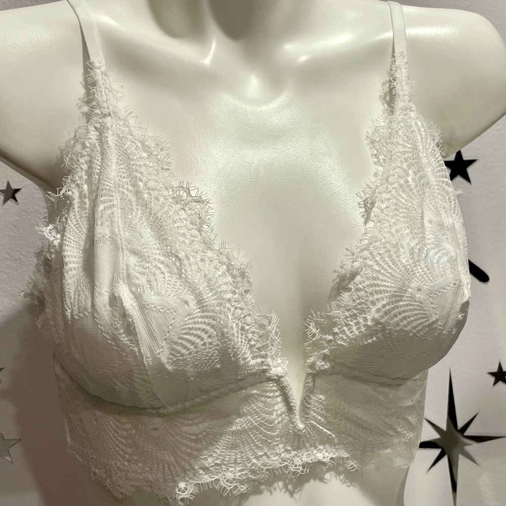 Cosabella White Lace Bralette
